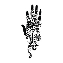 Fototapeta premium Henna design illustration