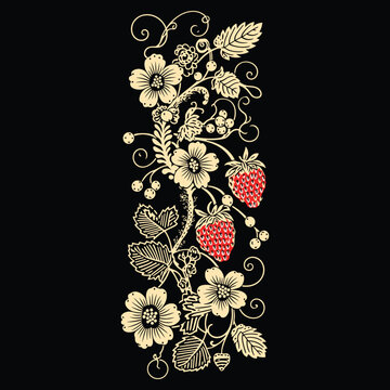 Henna design illustration