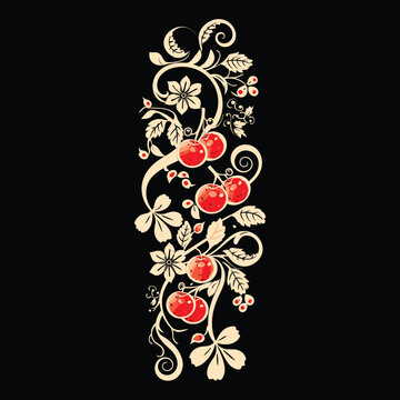 Henna design illustration