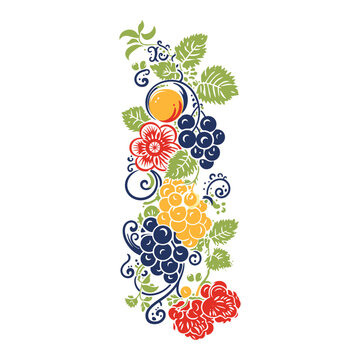 Henna design illustration