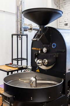 Probat P12-2 Roaster. Industrial coffee roaster