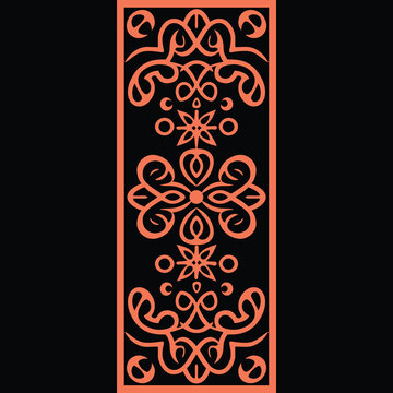 Henna design illustration