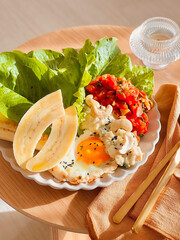 Healthy brunch dish. Delicious food. Cooking recipes. Bruch menu. Healthy recipes. Easy home...