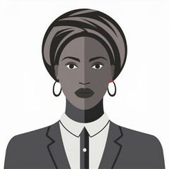 portrait of a African person