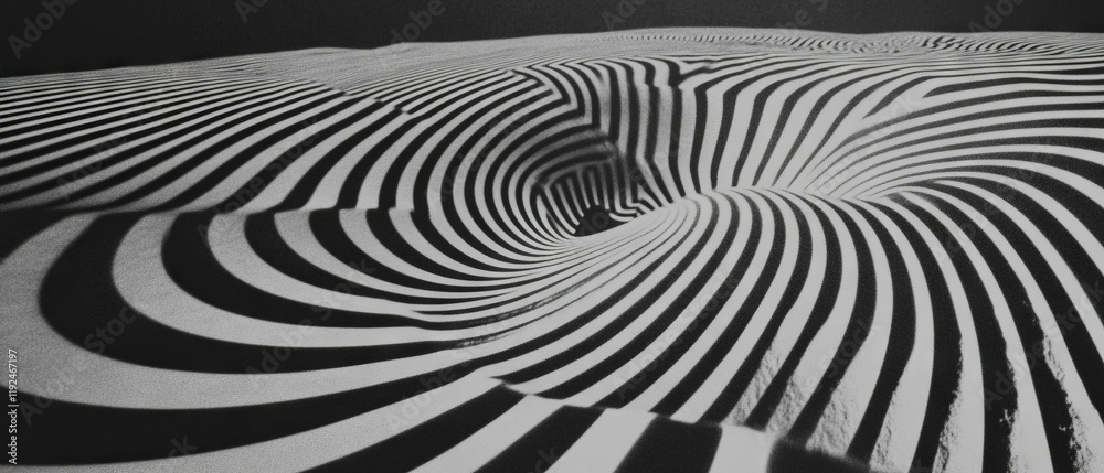 Poster swirling hypnotic patterns create immersive visual experiences and captivating effects