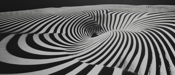 Swirling hypnotic patterns create immersive visual experiences and captivating effects