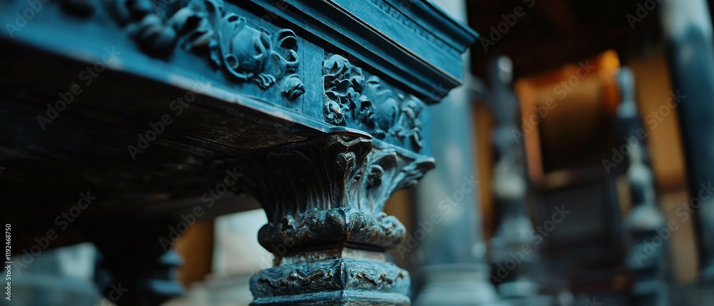 Aufkleber intricate ornate design showcasing fine patterns and detailed craftsmanship in a historic setting