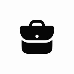 business briefcase bag icon vector sign
