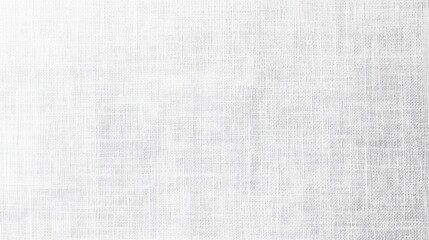 White Linen Texture Background with Subtle Woven Pattern, Close Up Detail.