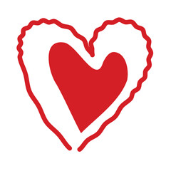 Hand Drawn Heart Illustration