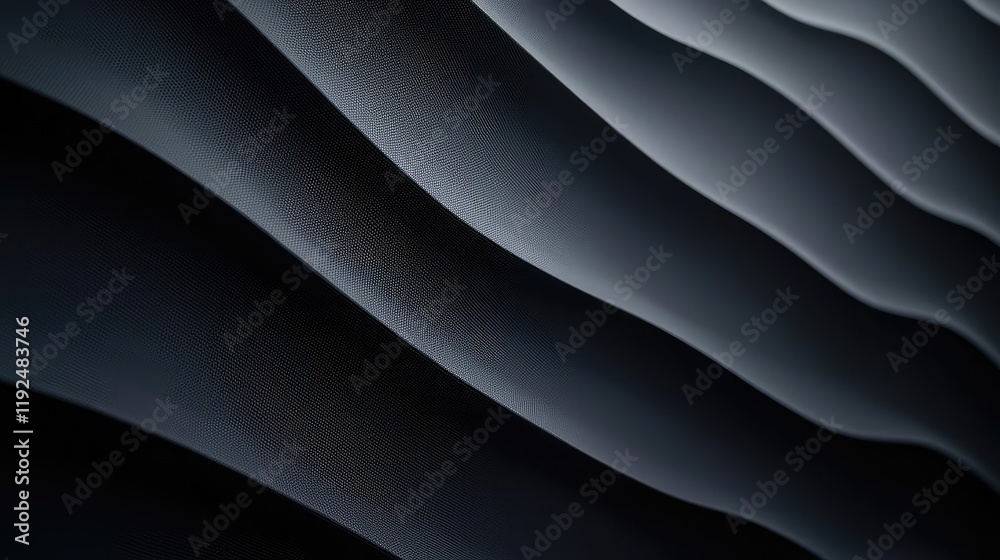 Poster Studio absorber concept. Abstract waves create a smooth and modern design, perfect for backgrounds and textures.