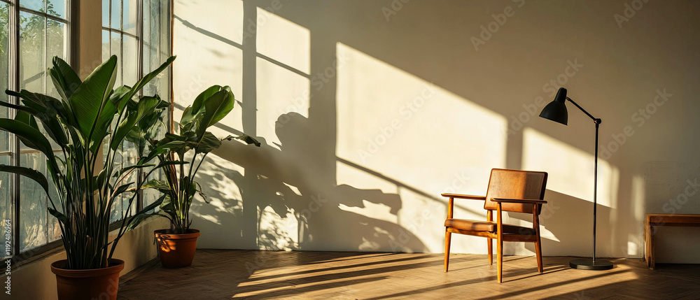 Poster elegant design featuring minimalist shaded backgrounds with subtle textures and colors
