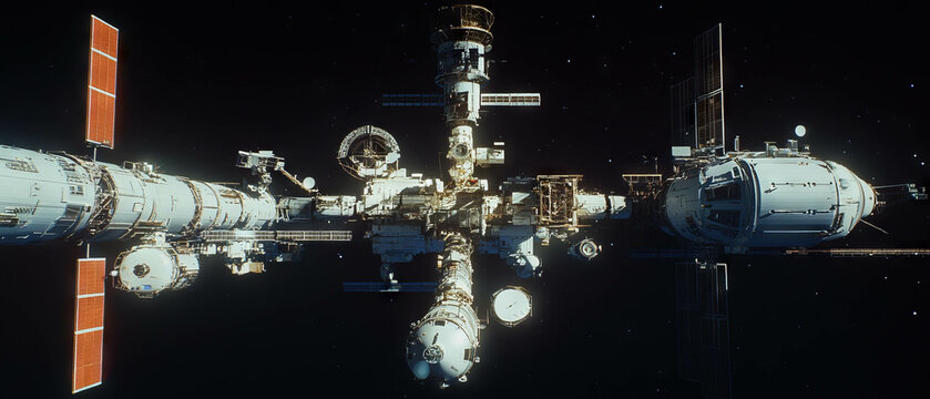 Exploration of advanced space stations and docking ports in low Earth orbit