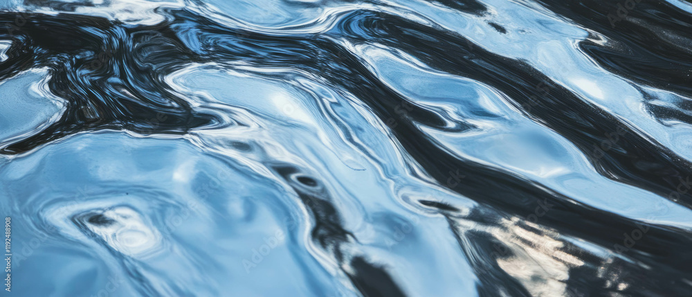 Poster Dynamic patterns of spun aluminum with circular grain and reflection effects on surface
