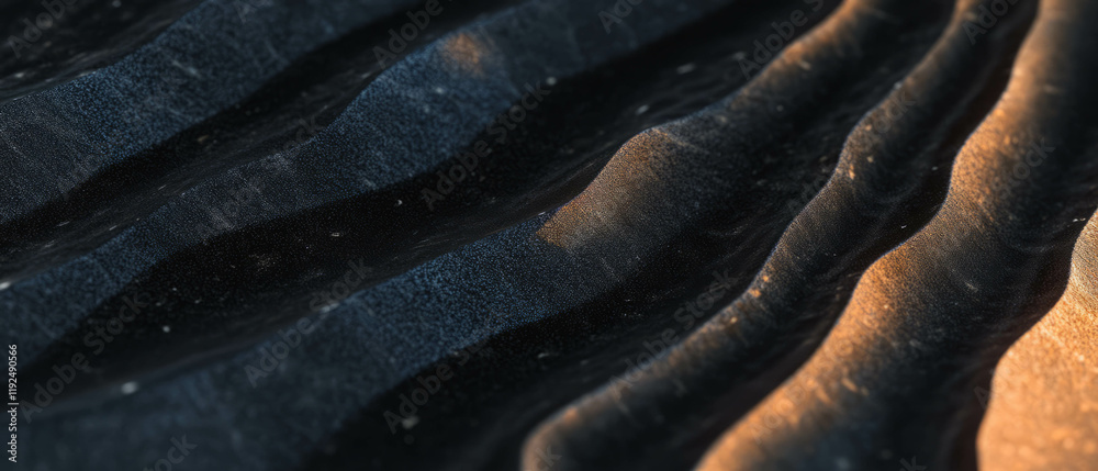 Fototapete Exploring subtle texture patterns on a matte background with depth and visual interest
