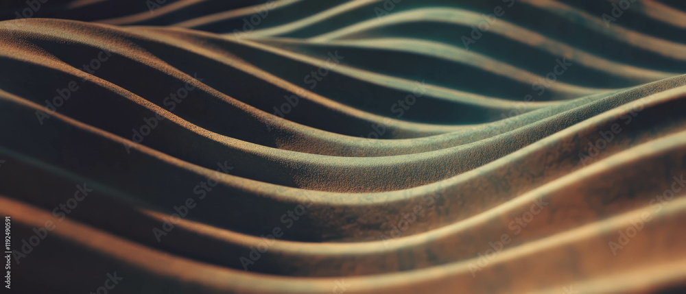 Poster Exploring subtle texture patterns that create visual depth on matte backgrounds