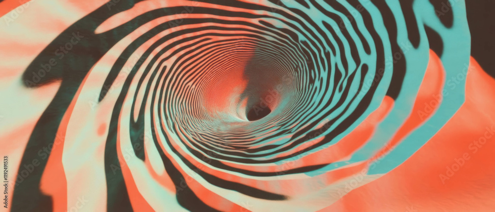 Poster Swirling vortexes create a mesmerizing visual experience with hypnotic patterns