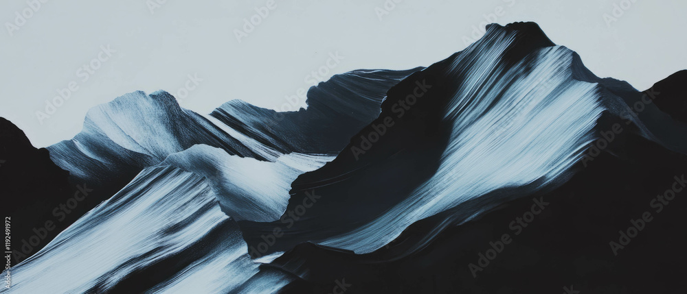 Aufkleber Textured surfaces create a rich visual depth with layered overlapping elements