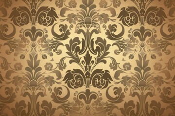 Vector Damask Wallpaper Design: Featuring a Floral Vintage Pattern That's Seamless in the Swatches Palettes