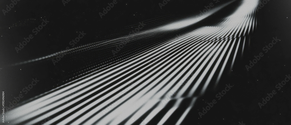Poster overlay of retro scan lines and interlaced effects creates a vintage feel across the surface