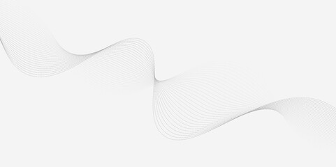 Modern Minimalist Wave Pattern, Elegant White Dotted Lines Flowing in a Smooth Background, Serene S-Curve Design for Contemporary Backgrounds in Digital and Print Media