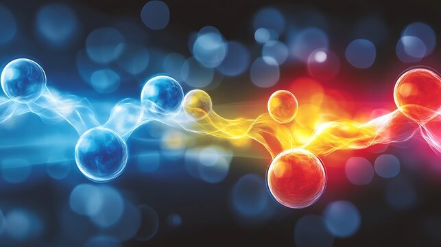 Thermodynamics scene illustrating entropy enthalpy Gibbs free energy in reaction mechanisms
