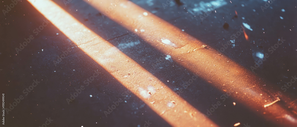 Aufkleber detailed retro film texture with soft scratches and gentle light play throughout the frame
