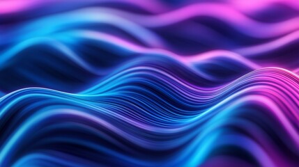 Abstract background with flowing lines in blue and pink.