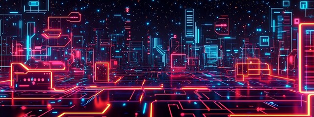 Obraz premium abstract background of code