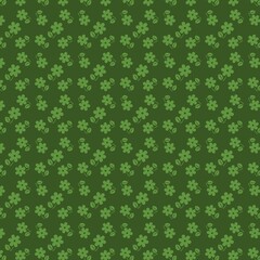 Green ditsy floral seamless pattern featuring small flowers and leaves. Ideal for textiles, backgrounds, stationery, fabric and decorative prints.