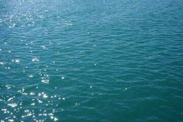 Obraz premium blue water surface sparkles!