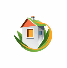 A House logo. Vector