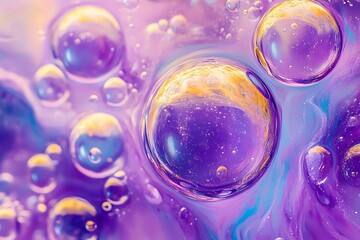 abstract background with bubbles