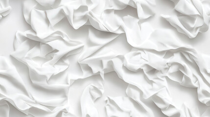 Elegant White Fabric Texture Design