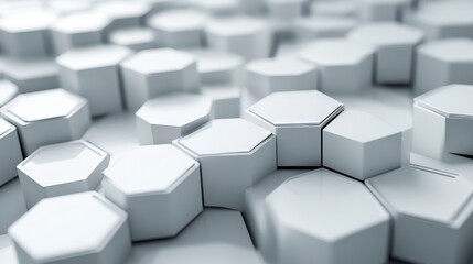 3D Simple Business Digital Background with Clean Design, Generative AI