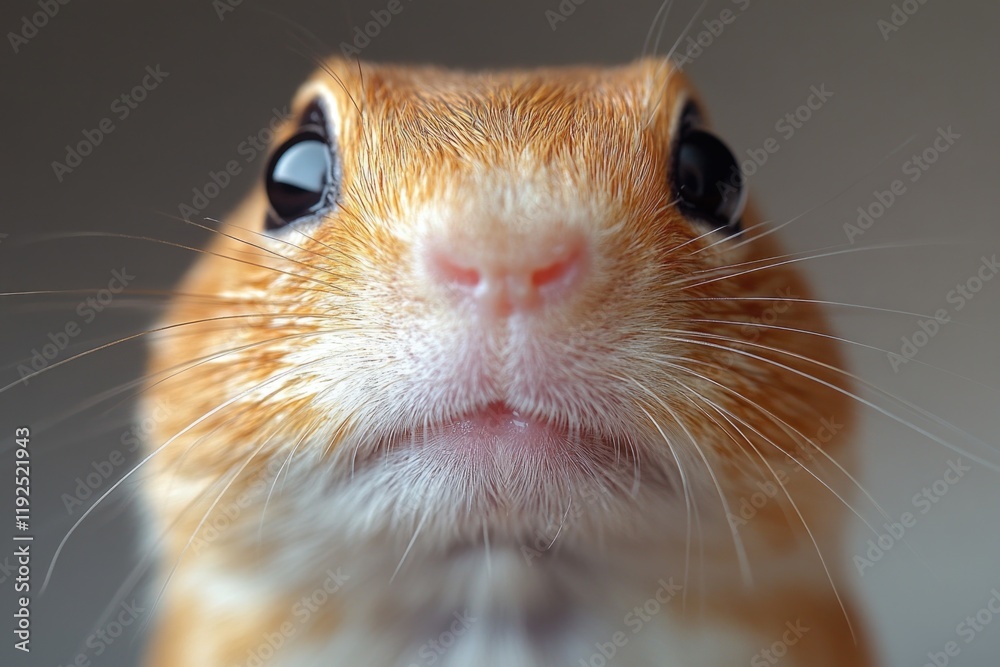 Poster a small rodent looks directly into the lens, its curious expression inviting interaction