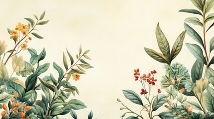 Traditional Mughal Wedding Card Design, Invitation template