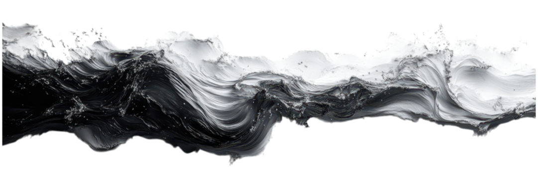 Sleek Black Minimalism on Crisp White Canvas, a striking interplay of form and space, inviting contemplation and elegance