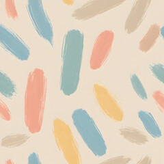 thick strokes with multicolored chalk on light beige paper, isolated and separate object