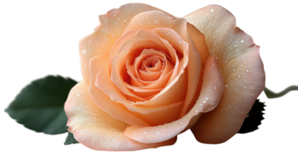 Elegant close-up of rose minimalist style digital art for aesthetic appeal