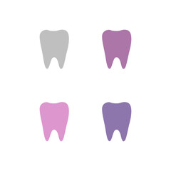 DENTAL CLINIC DENTIS SIGN SYMBOL LOGO VECTOR ISOLATED ON WHITE