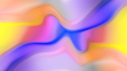 Abstract colorful smooth wave