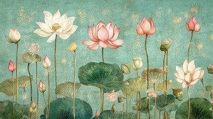 Traditional Mughal Wedding Card Design, Invitation template