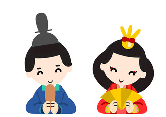 笑顔のお雛様とお内裏様2