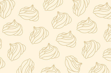 Meringue background.