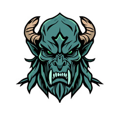 tribal skull tattoo