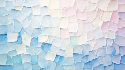 Abstract pastel texture with blue and pink geometric pattern
