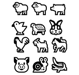 Animal Vector Icons | Cute & Wild Animal Illustrations for Logos, Websites & More.