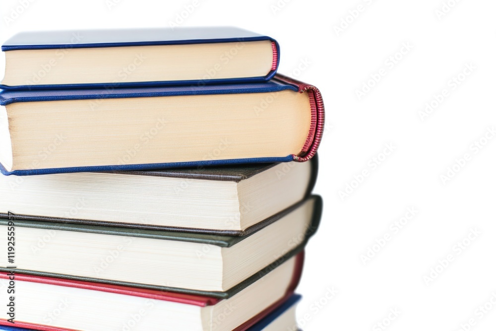 Poster A stack of books sitting on top of each other, great for representing knowledge and learning