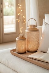 Contemporary ramadan lanterns for festive home decor and celebration ambiance